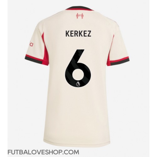 Dres Liverpool Milos Kerkez #6 Preč pre Ženy 2025-26 Krátky Rukáv